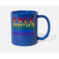 Free Brother Hugs Royal Blue Mugs